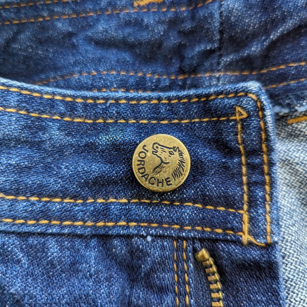 Vintage 80's Jordache dark wash jeans size 33" - Picture 5 of 8